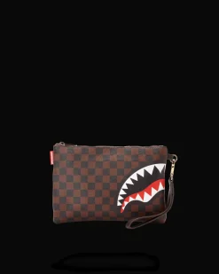 CHECKS IN CAMOFLAUGE CROSSOVER CLUTCH