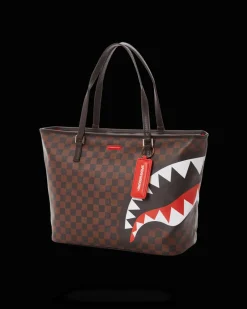CHECKS IN CAMOFLAUGE TOTE