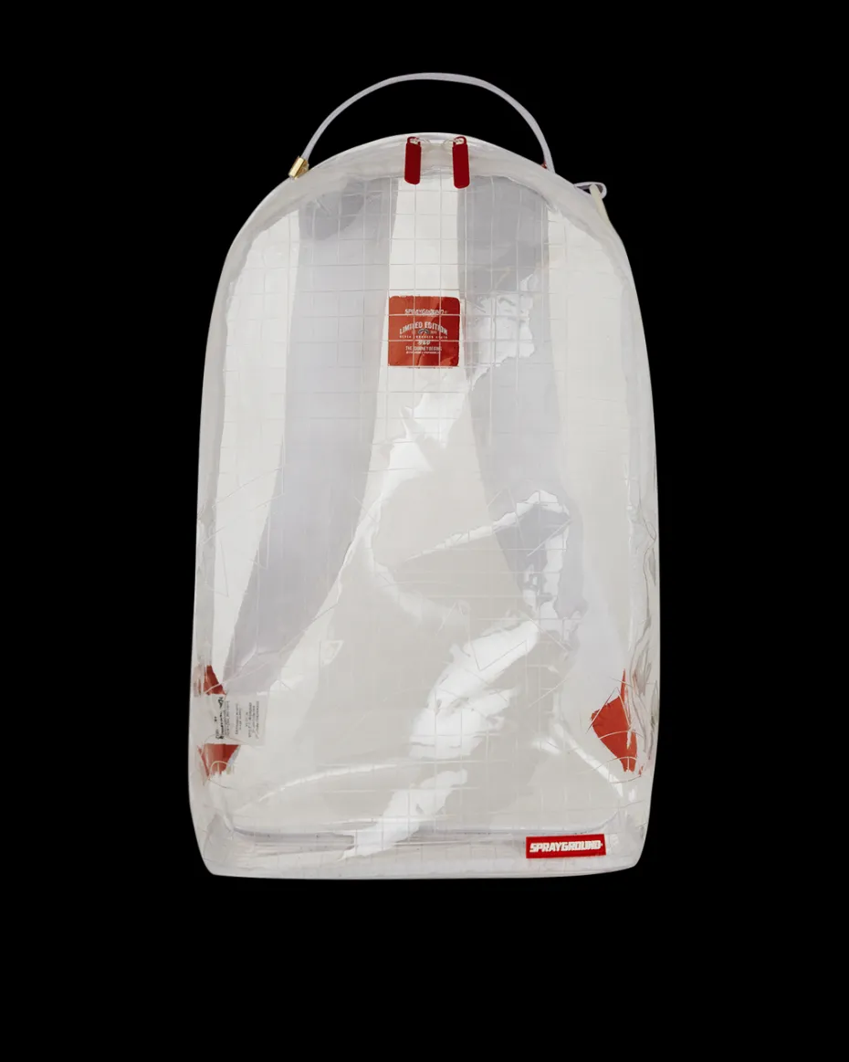 CLEAR VISION SHARKS IN PARIS - 100% ALL CLEAR DLX BACKPACK