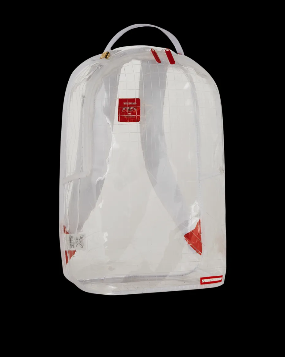 CLEAR VISION SHARKS IN PARIS - 100% ALL CLEAR DLX BACKPACK