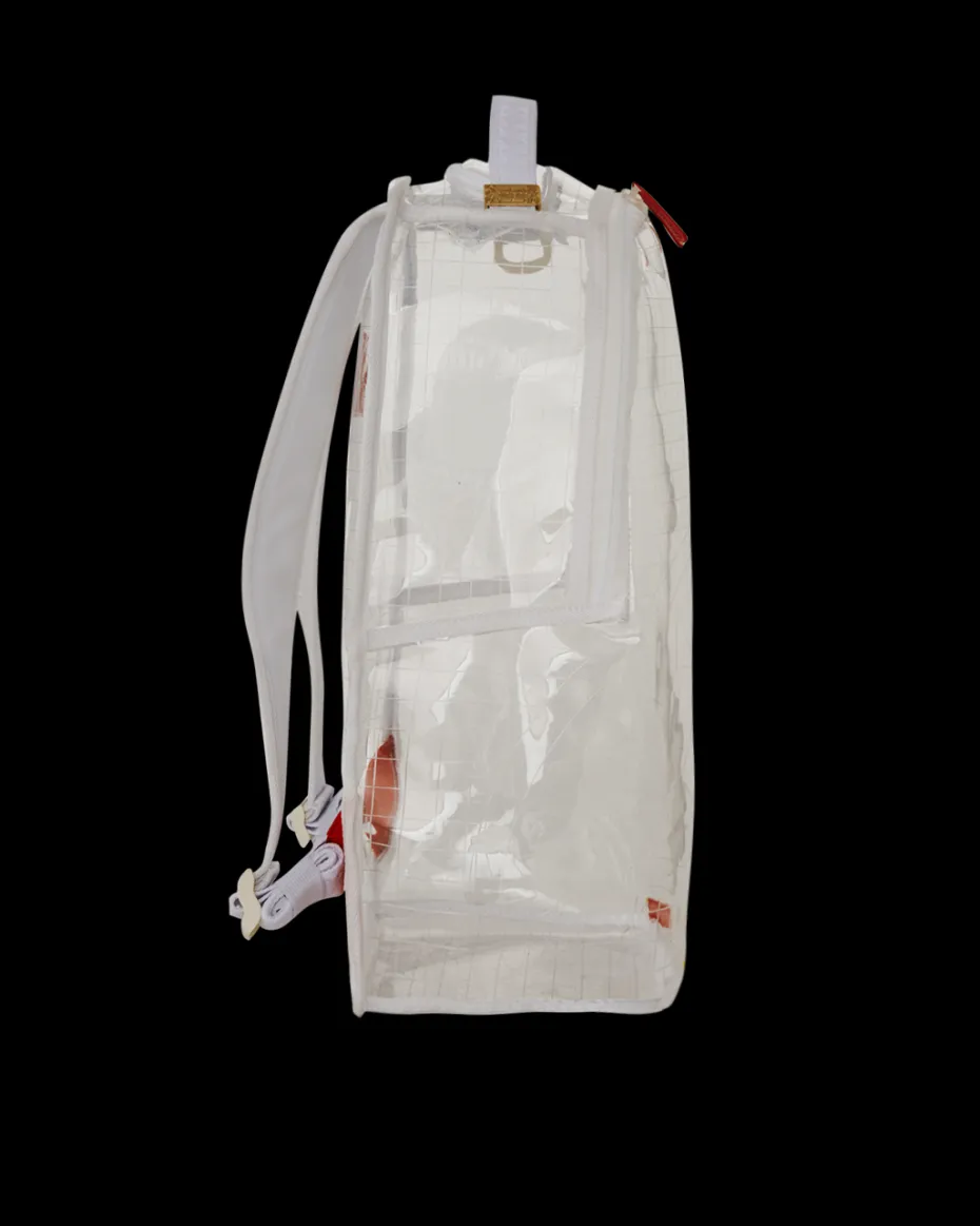 CLEAR VISION SHARKS IN PARIS - 100% ALL CLEAR DLX BACKPACK