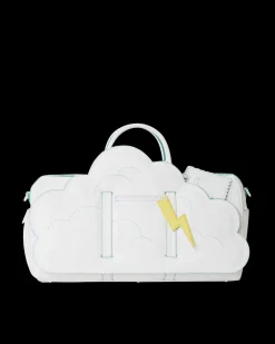 CLOUDY WITH A CHANCE OF SHARK DUFFLE