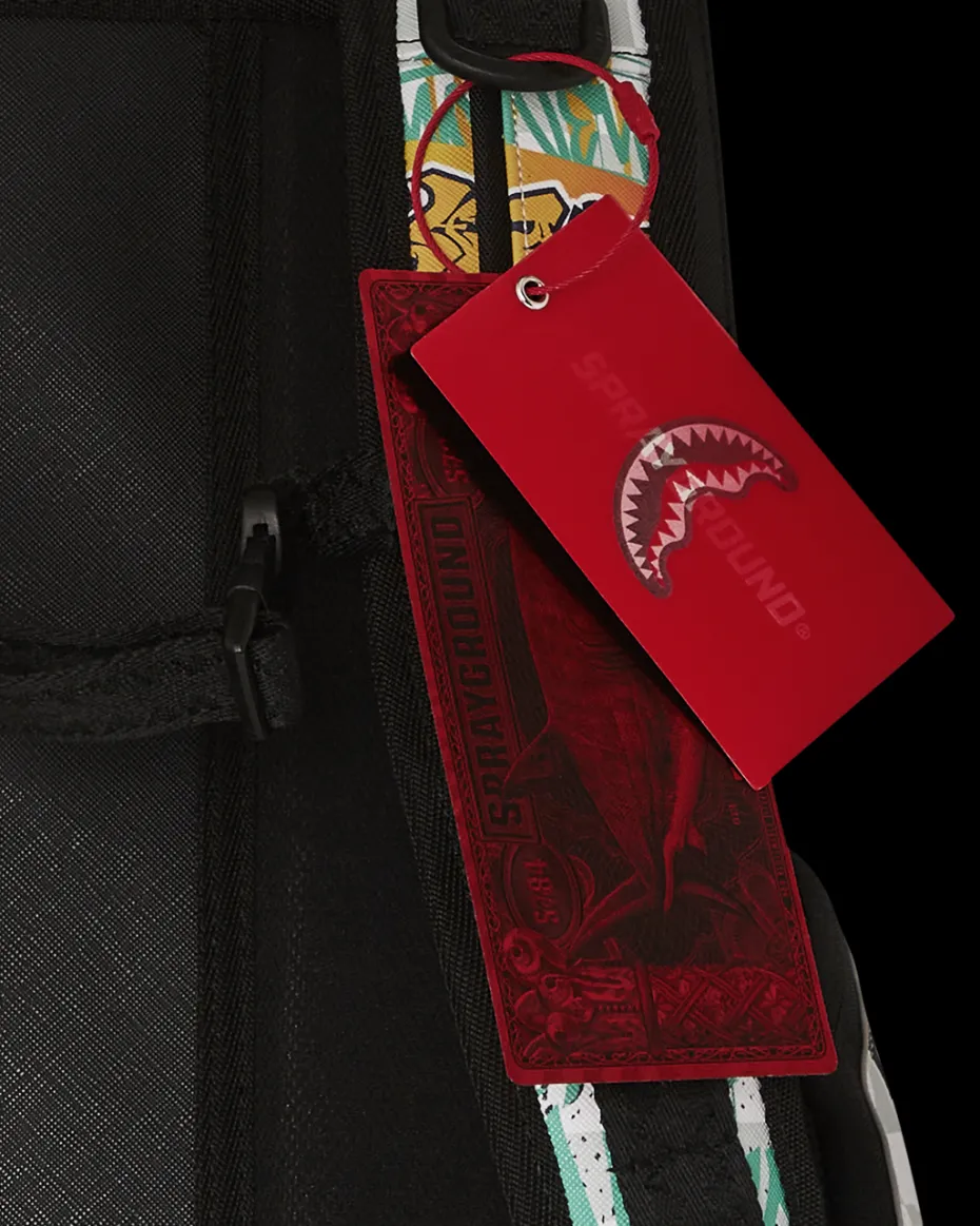 CREATE ANOTHER DAY SKATEBOARD-STRAP BACKPACK
