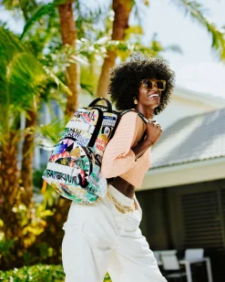 CREATE ANOTHER DAY SKATEBOARD-STRAP BACKPACK