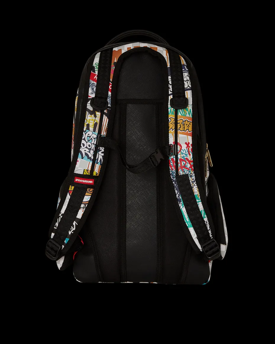 CREATE ANOTHER DAY SKATEBOARD-STRAP BACKPACK