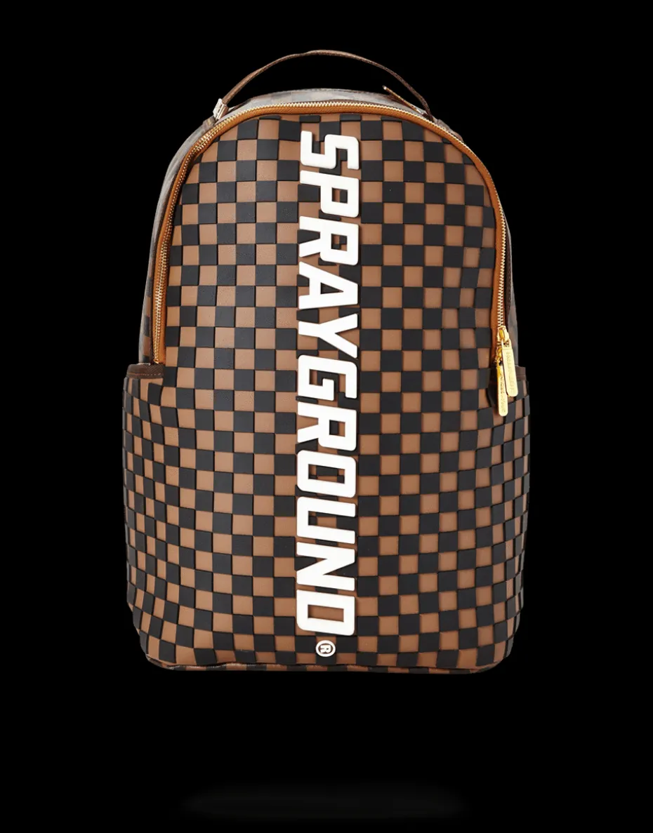 3D MOLDED RUBBER CHECKERED LOGO