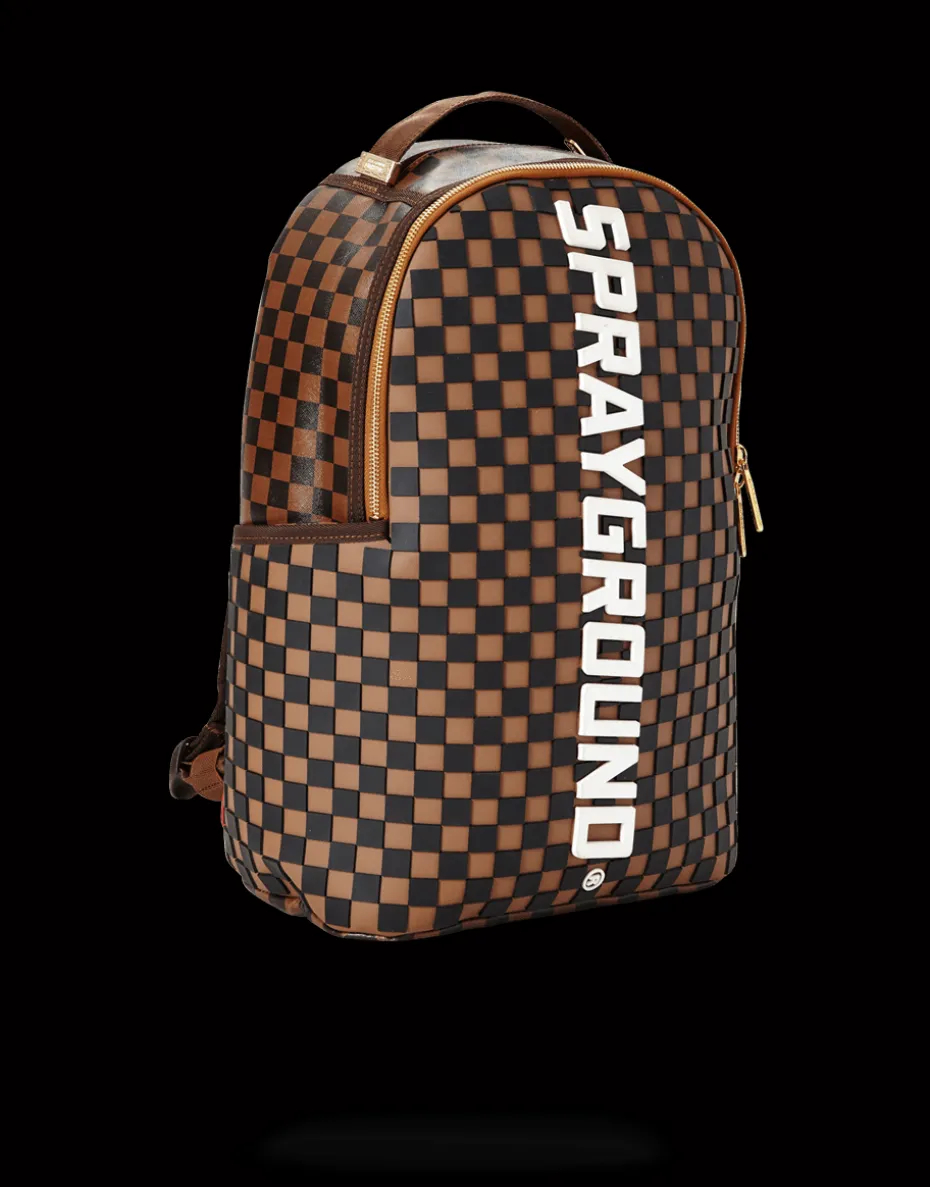 3D MOLDED RUBBER CHECKERED LOGO