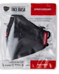 DAMAGE CONTROL STASH POCKET VEGAN LEATHER FACE MASK