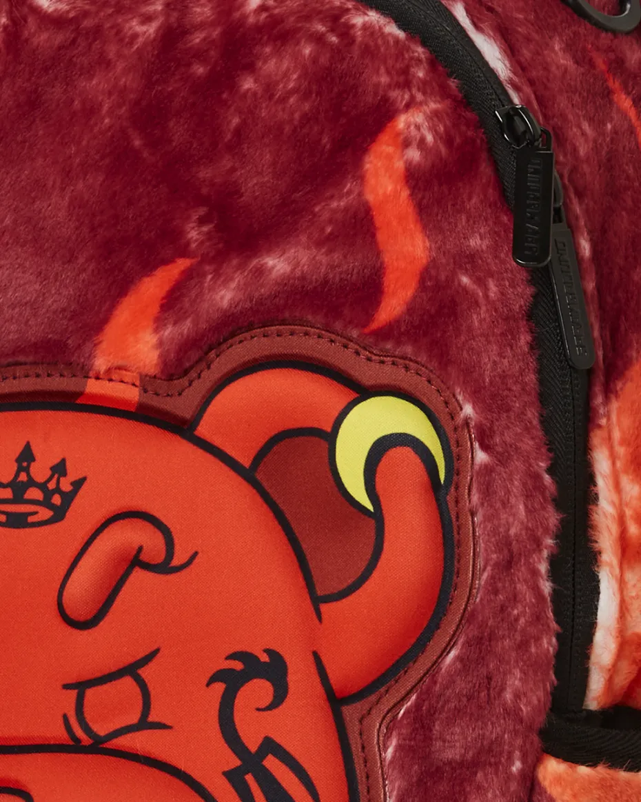 DIABLO COZY VELOUR FUR BACKPACK