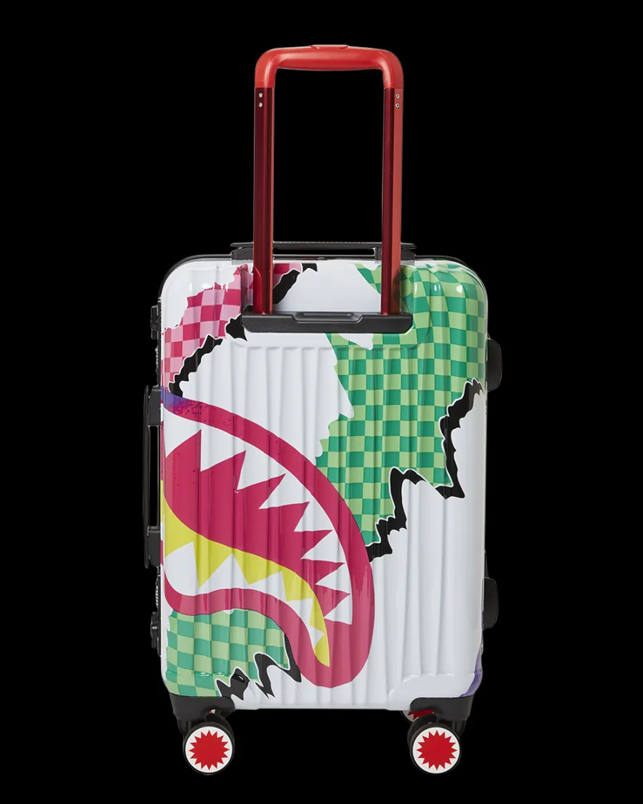 DREAMY TECHNICOLOR SHARKNAUTICS HARDSHELL CARRY-ON LUGGAGE