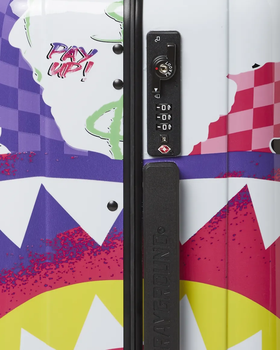 DREAMY TECHNICOLOR SHARKNAUTICS HARDSHELL CARRY-ON LUGGAGE