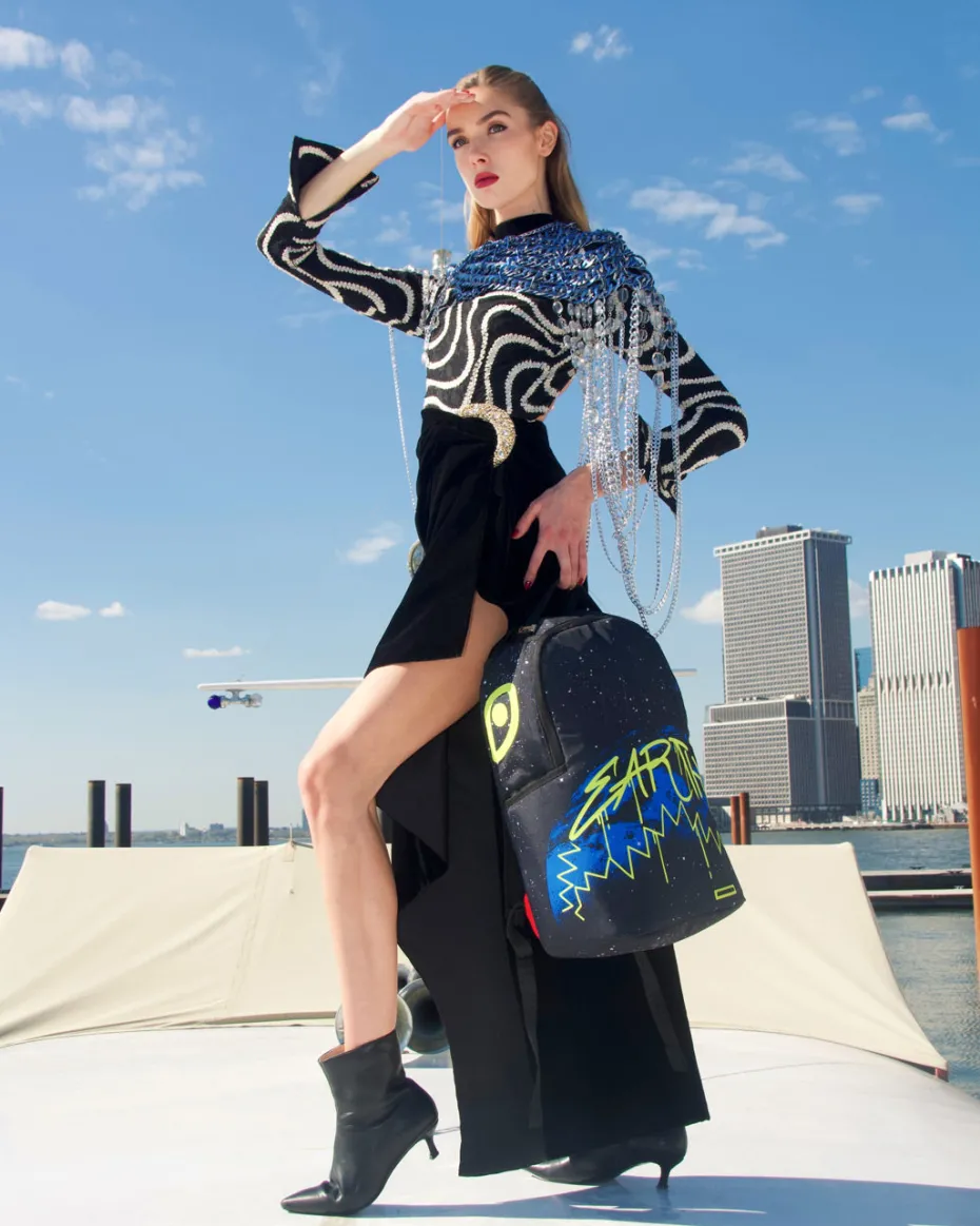 EARTH DAY EVERY DAY GLOW SHARK BACKPACK