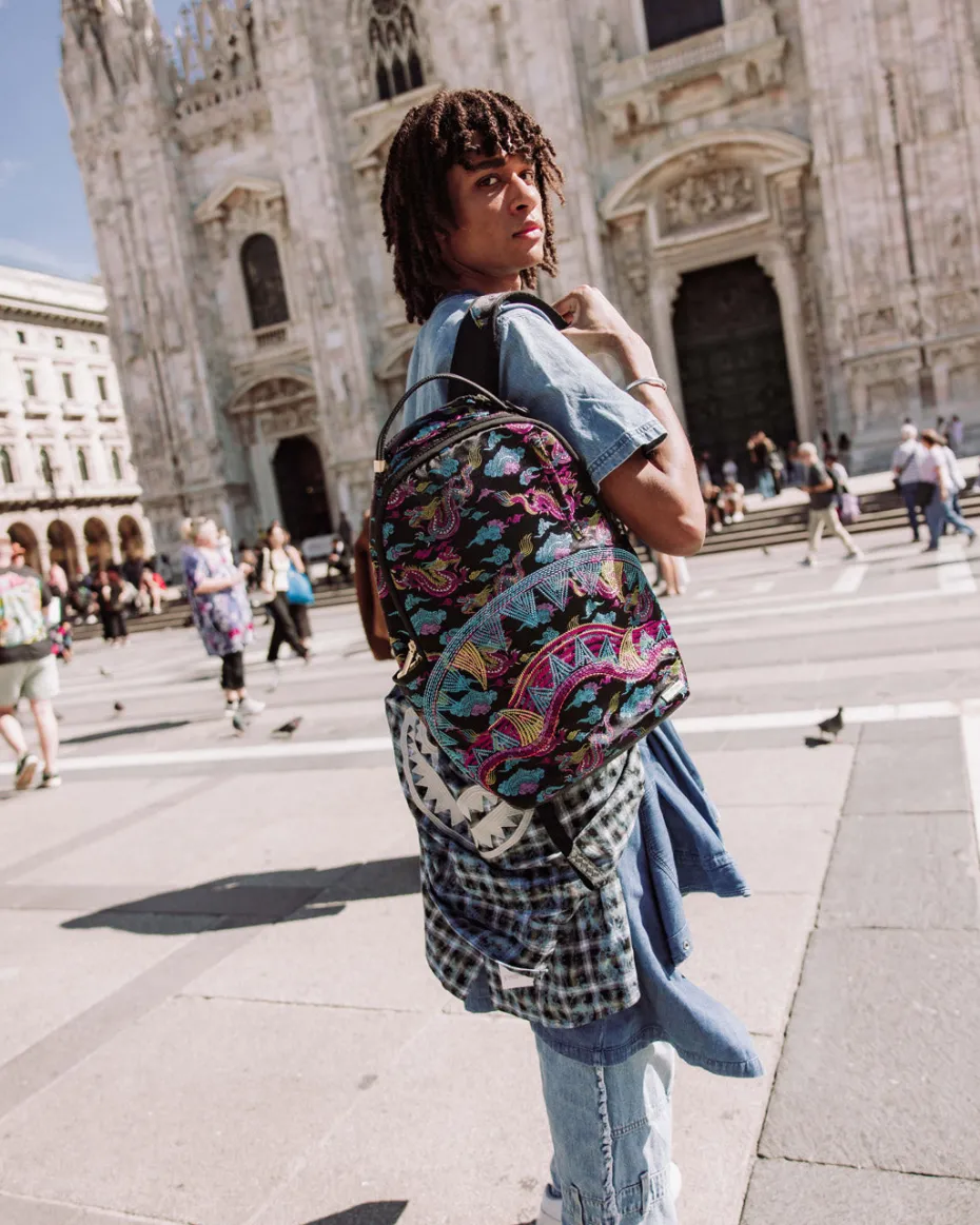 EMBROIDERED DRAGONS DLX BACKPACK