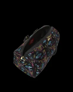 EMBROIDERED DRAGONS DUFFLE