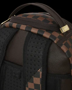 EXTERIOR GOLD ZIP POCKET SHARKS IN PARIS BACKPACK (DLXV)