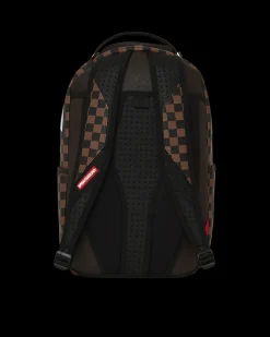 EXTERIOR GOLD ZIP POCKET SHARKS IN PARIS BACKPACK (DLXV)