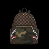 EXTERIOR GOLD ZIP POCKET SHARKS IN PARIS SAVAGE BACKPACK