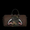 EXTERIOR GOLD ZIP POCKET SHARKS IN PARIS DUFFLE