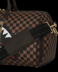 EXTERIOR GOLD ZIP POCKET SHARKS IN PARIS DUFFLE