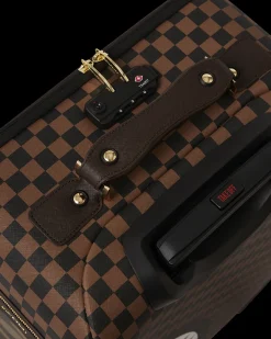 EXTERIOR GOLD ZIP POCKET SHARKS IN PARIS JETSETTER CARRY-ON LUGGAGE