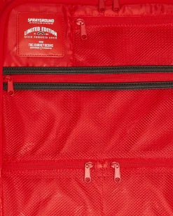 EXTERIOR GOLD ZIP POCKET SHARKS IN PARIS JETSETTER CARRY-ON LUGGAGE