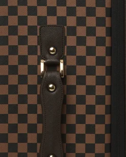 EXTERIOR GOLD ZIP POCKET SHARKS IN PARIS JETSETTER CARRY-ON LUGGAGE