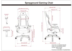 FIRE CAMO GAMING CHAIR - SUPER RARE