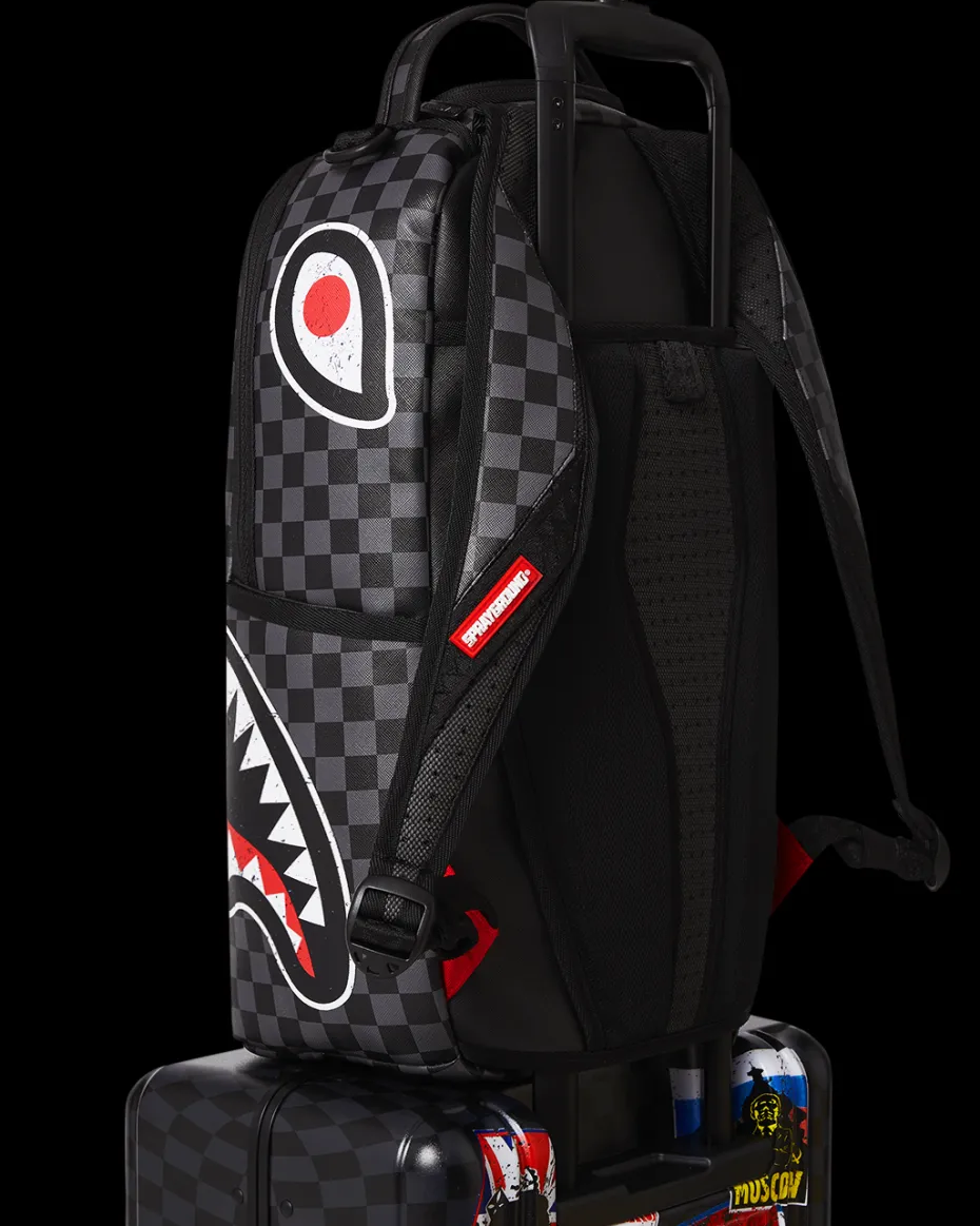 GLOBAL MOGUL UNLIMITED MILES SHARKNAUTICS HARDSHELL CARRY-ON LUGGAGE