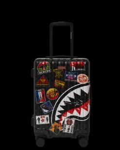 GLOBAL MOGUL UNLIMITED MILES SHARKNAUTICS HARDSHELL CARRY-ON LUGGAGE