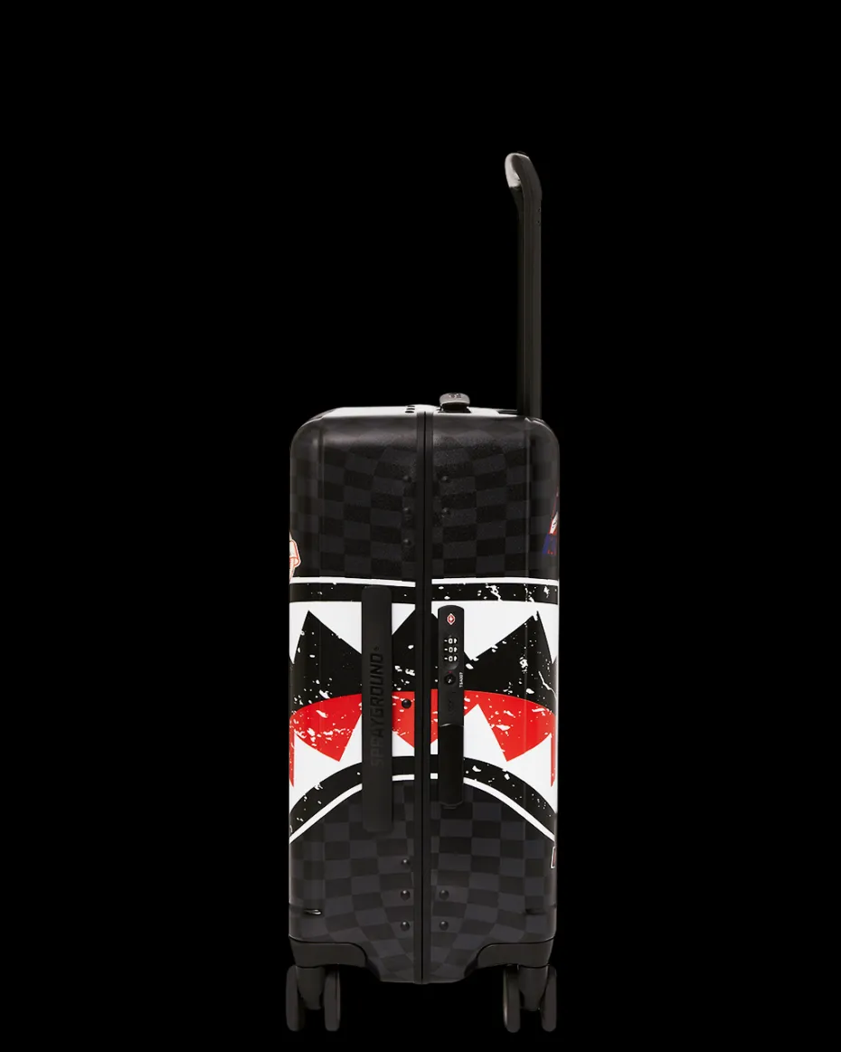 GLOBAL MOGUL UNLIMITED MILES SHARKNAUTICS HARDSHELL CARRY-ON LUGGAGE