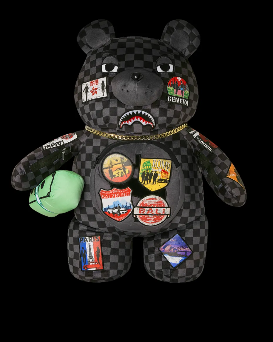 GLOBAL MOGUL UNLIMITED MILES MONEYBEAR TEDDYBEAR BACKPACK