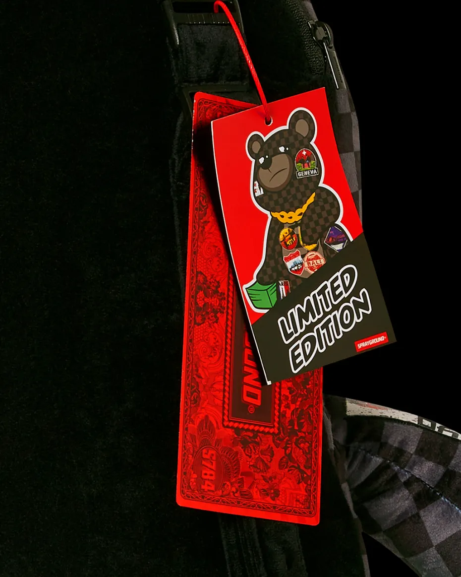GLOBAL MOGUL UNLIMITED MILES MONEYBEAR TEDDYBEAR BACKPACK