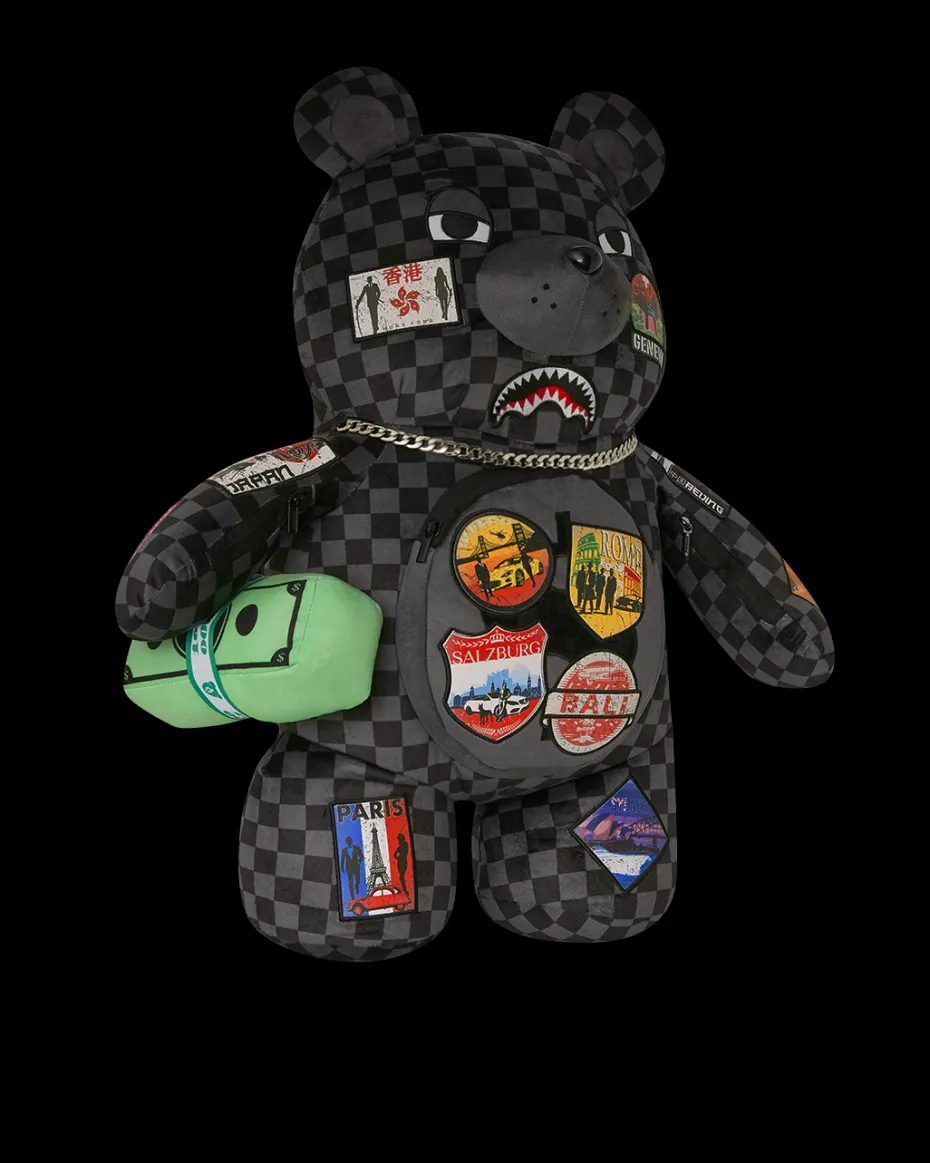 GLOBAL MOGUL UNLIMITED MILES MONEYBEAR TEDDYBEAR BACKPACK