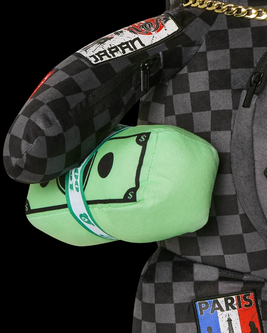GLOBAL MOGUL UNLIMITED MILES MONEYBEAR TEDDYBEAR BACKPACK