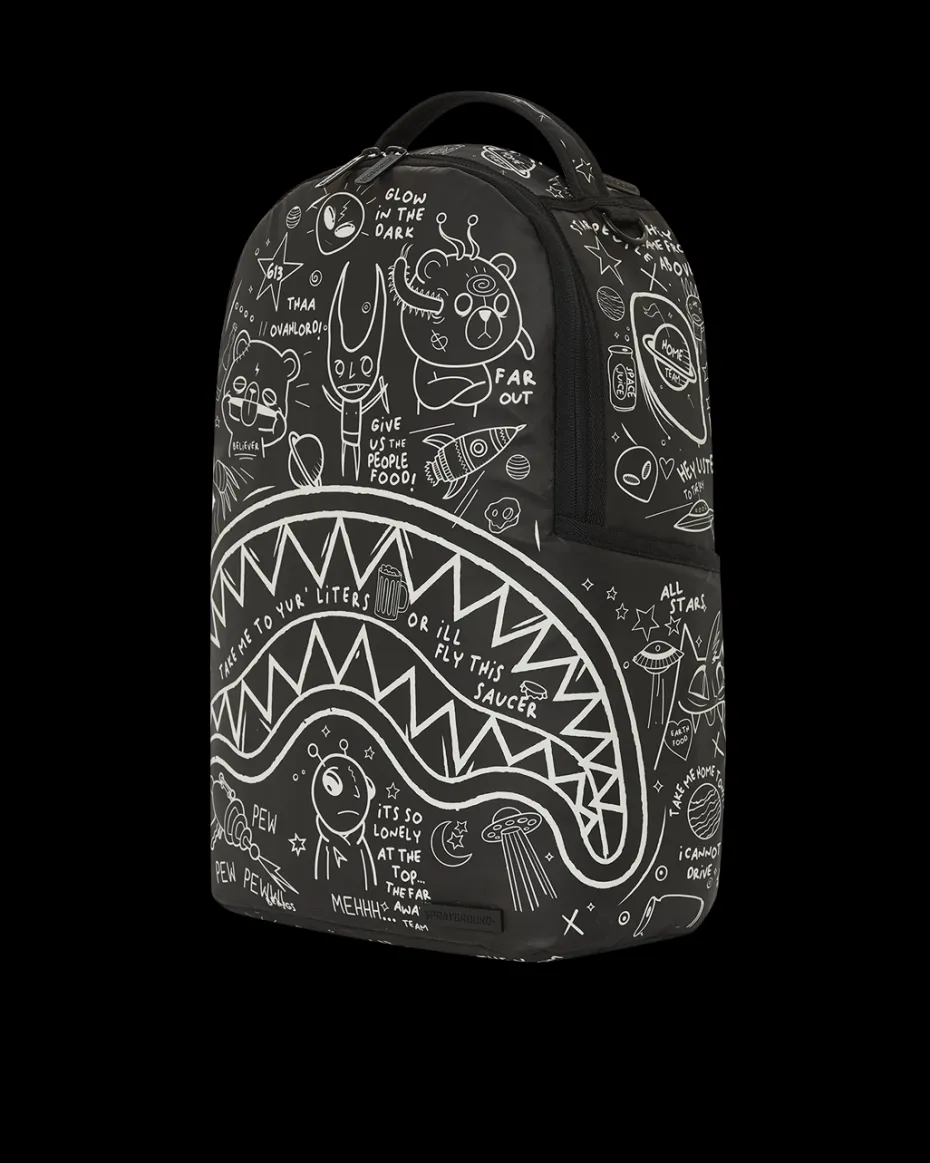 GLOW THE SPACE BACKPACK (GLOW IN THE DARK EFFECT)