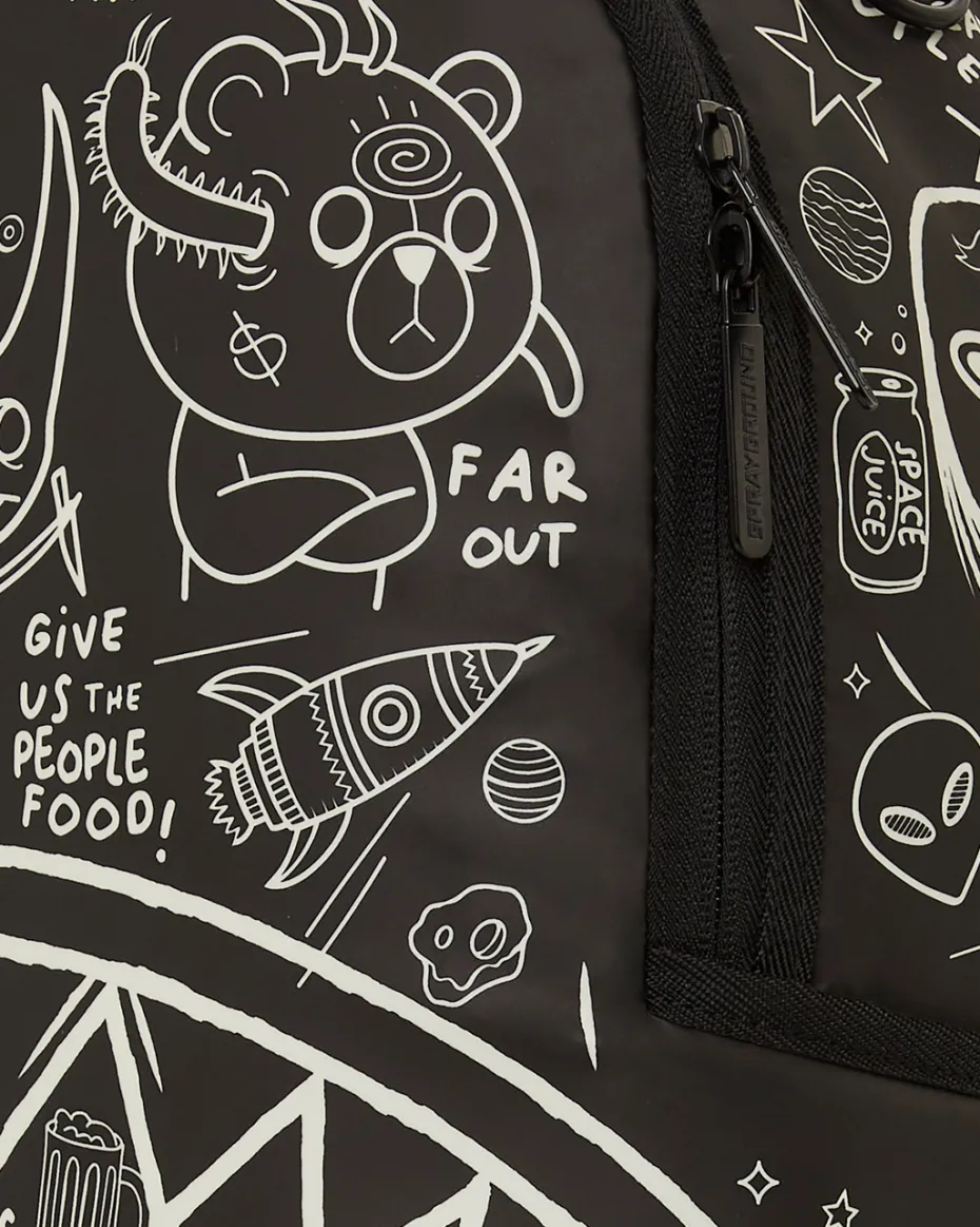 GLOW THE SPACE BACKPACK (GLOW IN THE DARK EFFECT)