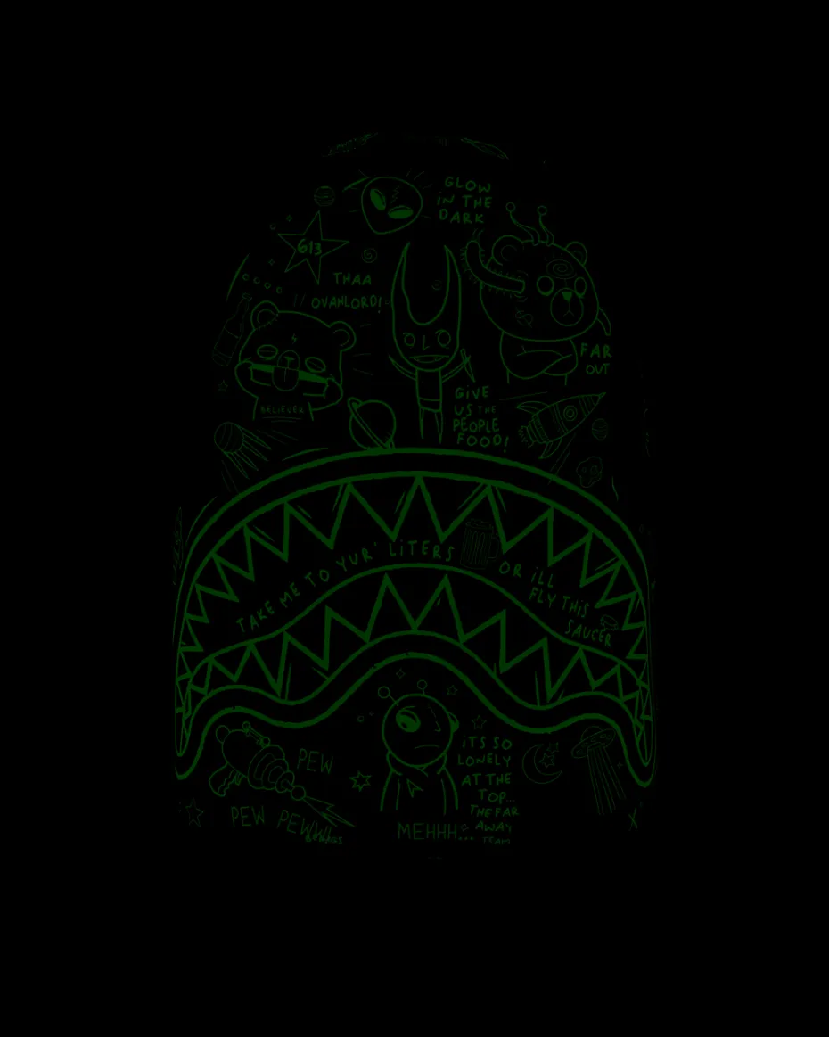 GLOW THE SPACE BACKPACK (GLOW IN THE DARK EFFECT)
