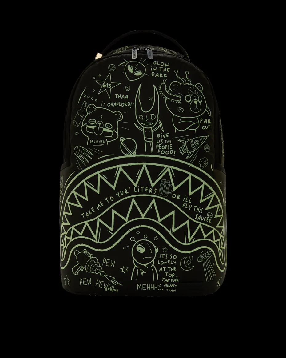 GLOW THE SPACE BACKPACK (GLOW IN THE DARK EFFECT)
