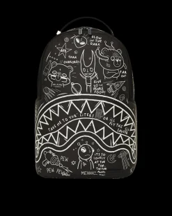 GLOW THE SPACE BACKPACK (GLOW IN THE DARK EFFECT)