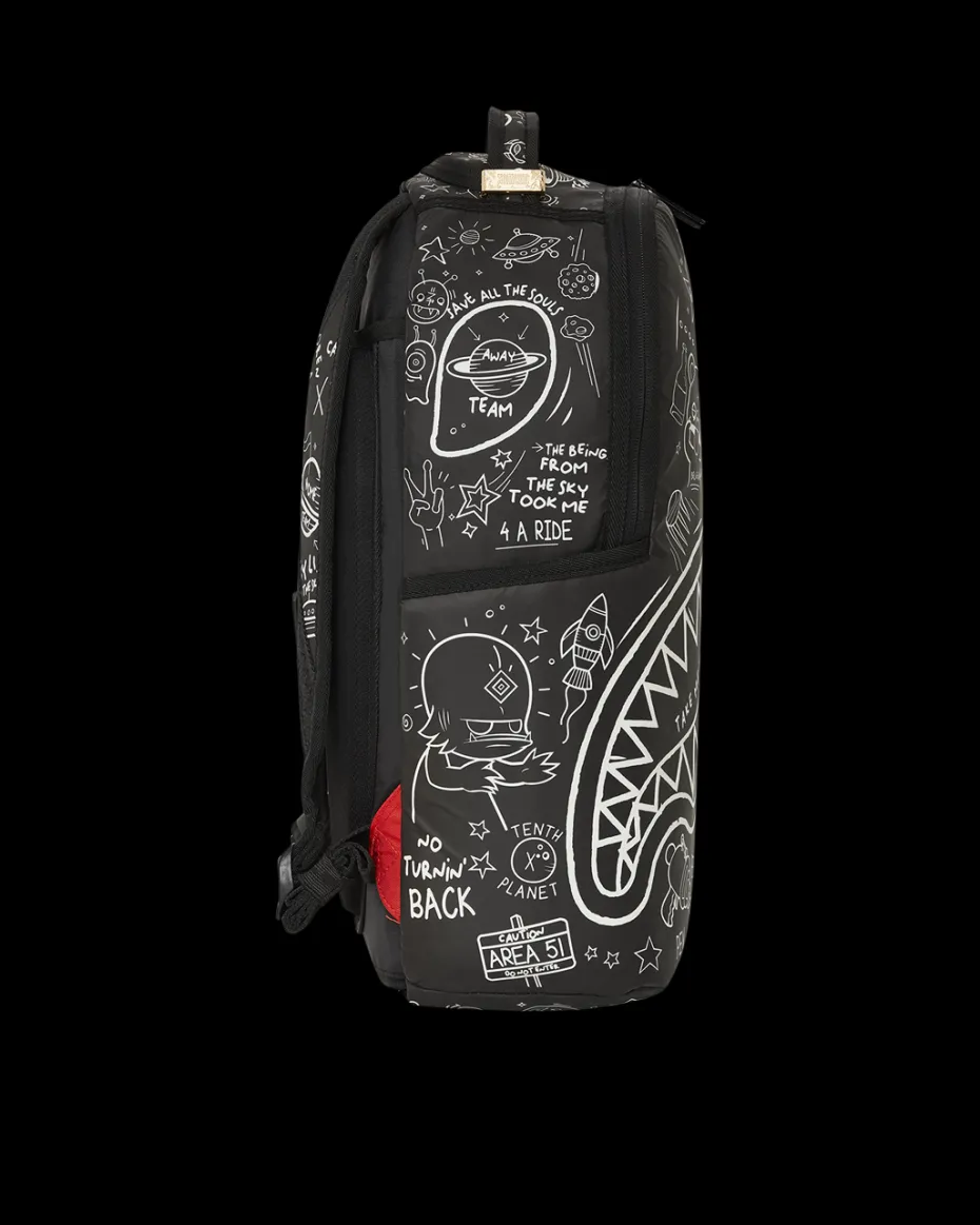 GLOW THE SPACE BACKPACK (GLOW IN THE DARK EFFECT)