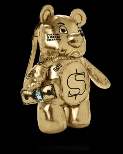 GOLD RUSH MONEYBEAR TEDDYBEAR BACKPACK