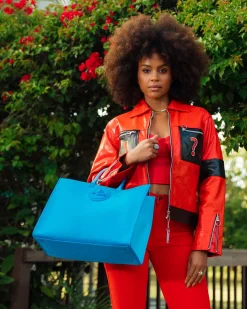 HEAVY METAL SHARK BLUE TORTUGA TOTE