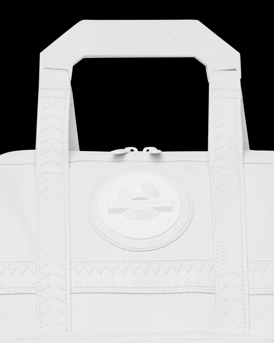 HEAVY METAL SHARK WHITE OUT BIZ TOP OPENER BACKPACK