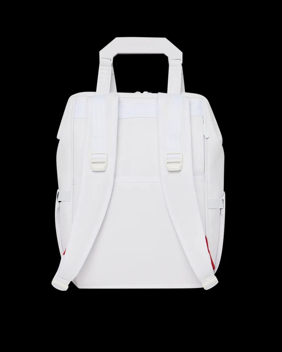 HEAVY METAL SHARK WHITE OUT BIZ TOP OPENER BACKPACK