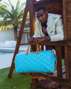 ILLUCHAINS TURQ DUFFLE