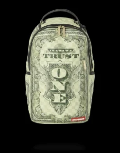 IN GOD WE TRUST GREEN BACKPACK (ONE OF ONE)