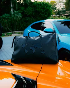 JAMES FIRST CLASS GLOBAL TAKEOFF PYRAMID DUFFLE