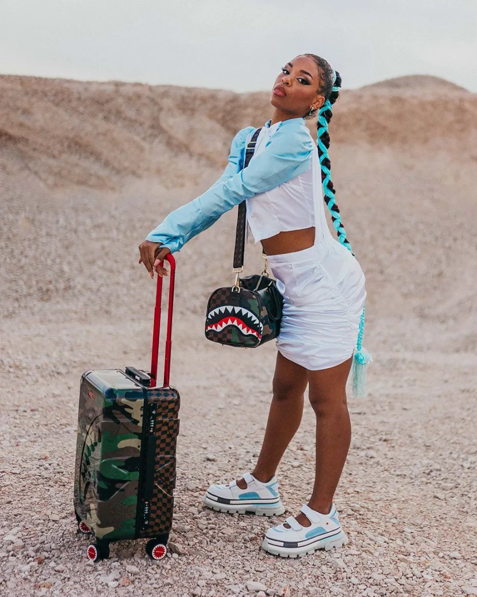 JUNGLE PARIS 21.5” CARRY-ON SHARKITECTURE LUGGAGE