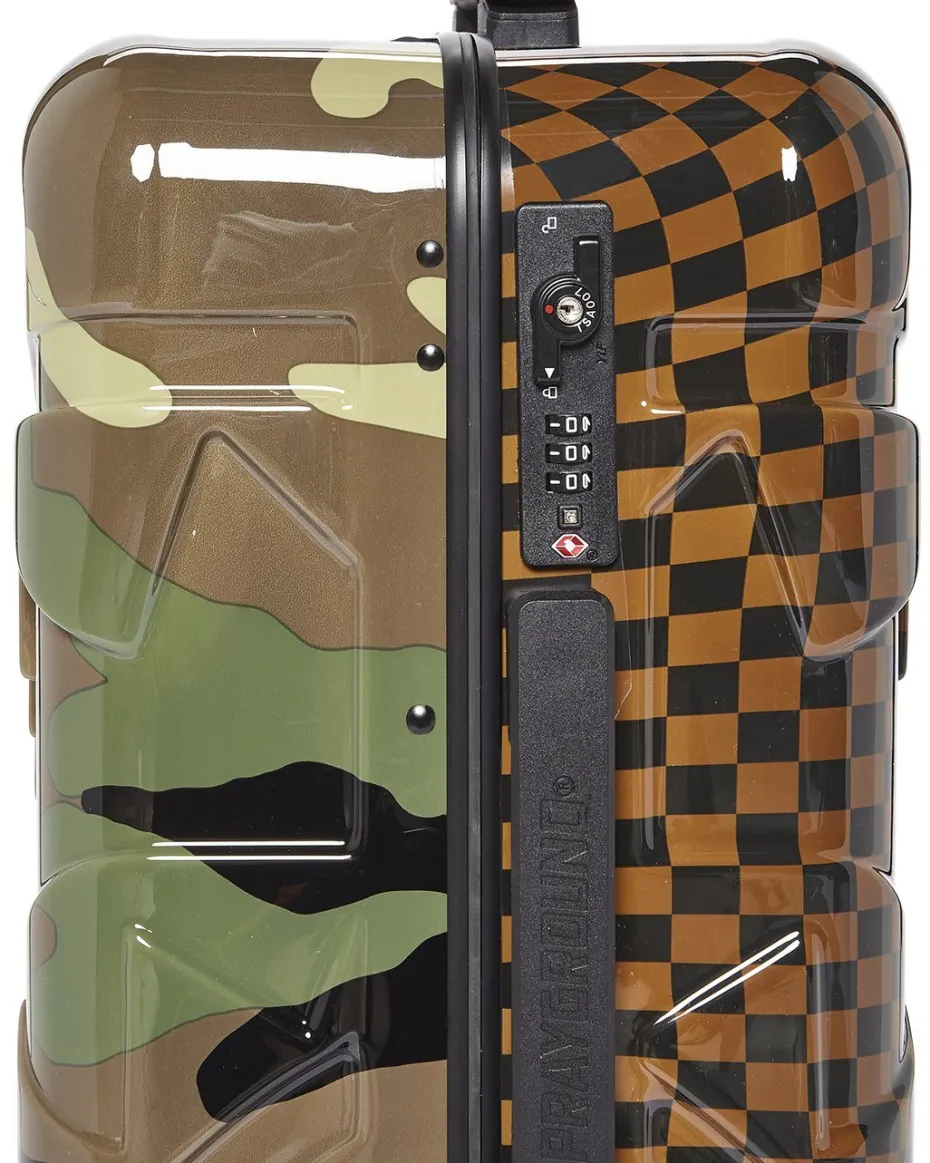 JUNGLE PARIS 2 PC LUGGAGE SET (CARRY-ON & FULL-SIZE)