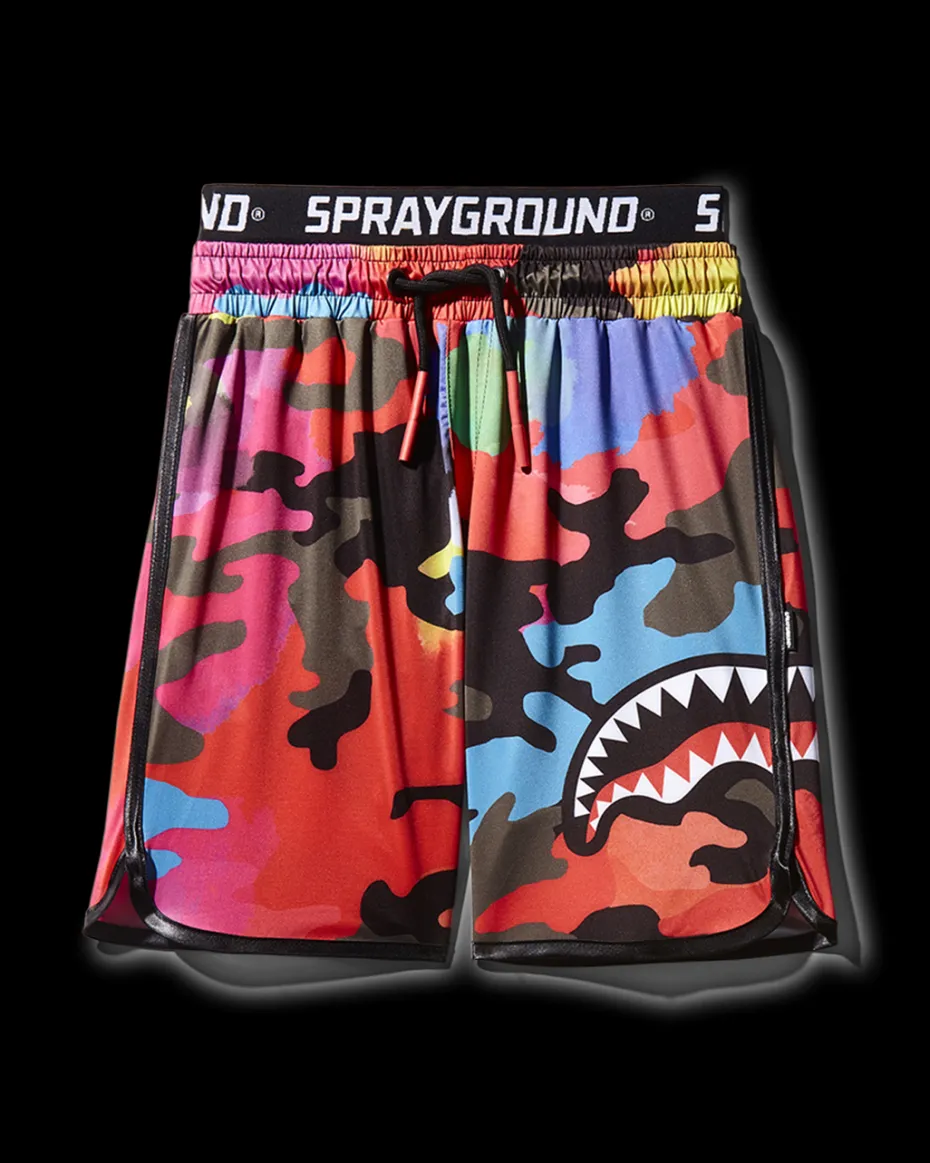 KIDS CAMOBURST SWIM TRUNKS
